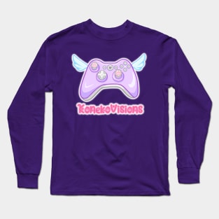 Purple Game Controller Long Sleeve T-Shirt